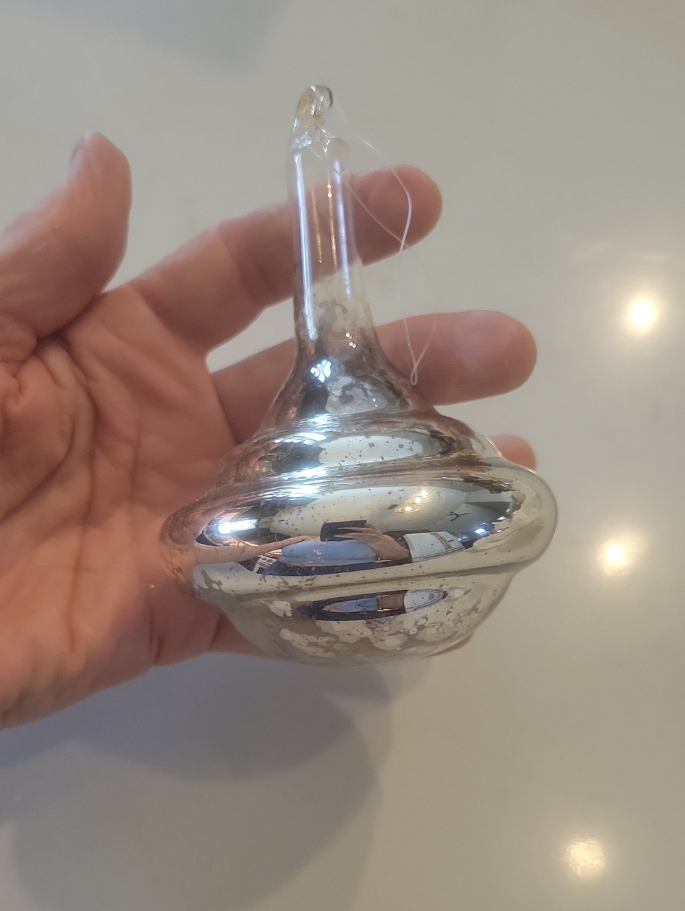 Pottery Barn Mercury Glass Ornament